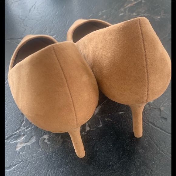 EUC Pointed Toe H&M VEGAN Suede Pumps 3” US 9.5 EU 41 - Picture 9 of 10